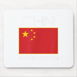 China Badminton Team Fan Gift Chinese Athlete Chn Mouse Mat
