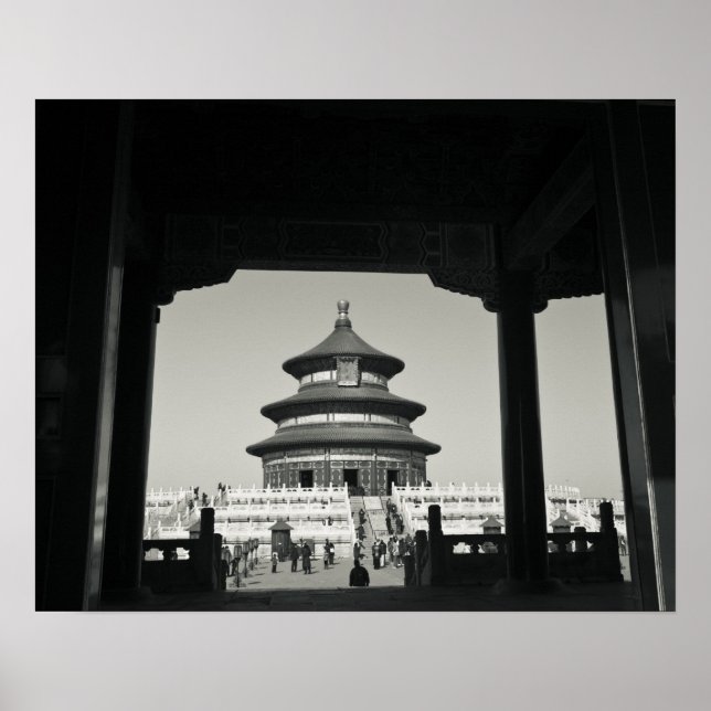 China, Beijing, Chongwen District. Temple of 2 Poster (Front)