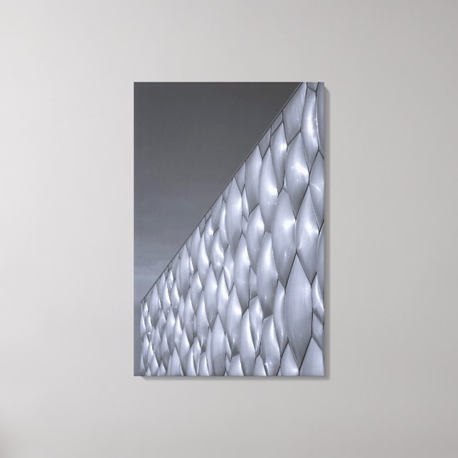China, Beijing. National Aquatics Centre Canvas Print (Front)
