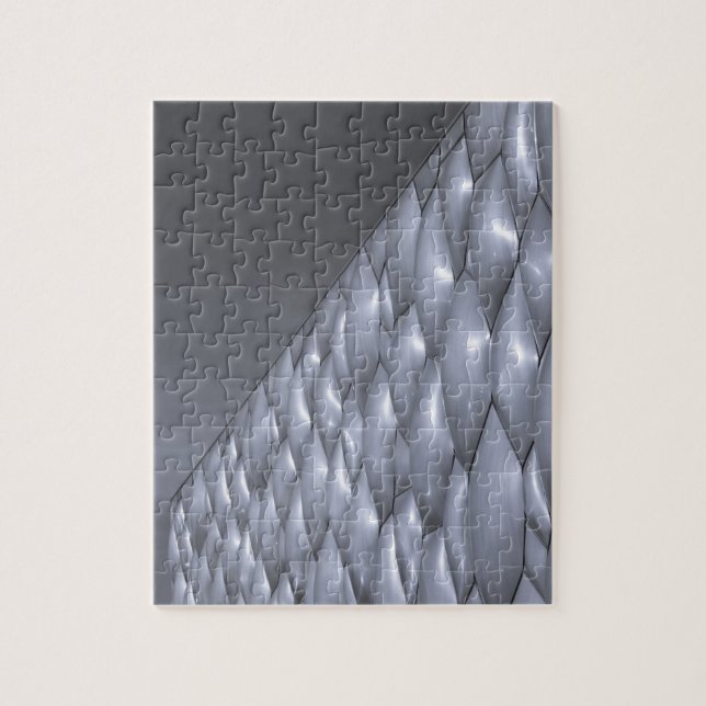 China, Beijing. National Aquatics Centre Jigsaw Puzzle (Vertical)