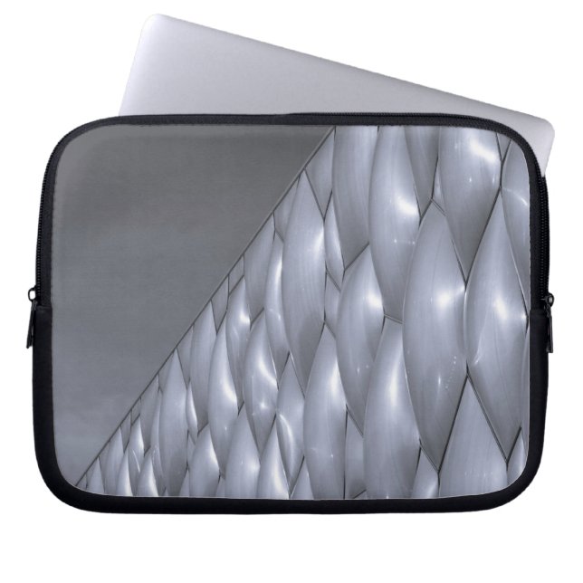 China, Beijing. National Aquatics Centre Laptop Sleeve (Front)