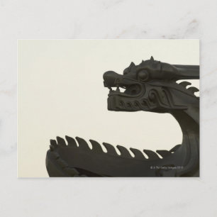 China, Beijing traditional dragon scultpture Postcard