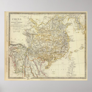 China, Birman Empire, Coch in China, Siam Poster