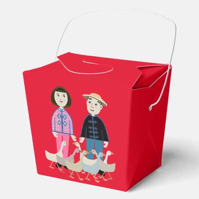 China boy and girl favour box (Front)