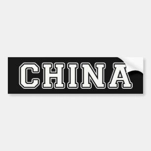 China Bumper Sticker