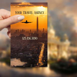 China Business Travel Agency Business Card