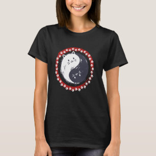 China Cat Lovers Chinese Symbol Cat Sign Ying and T-Shirt