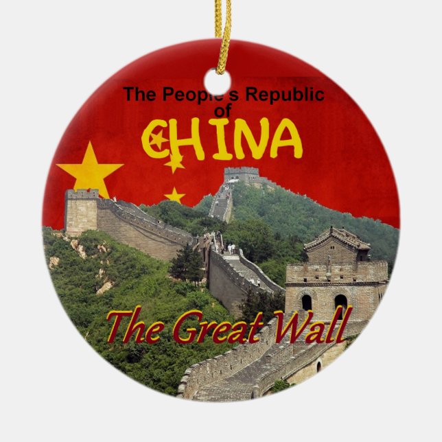 CHINA CERAMIC TREE DECORATION (Front)