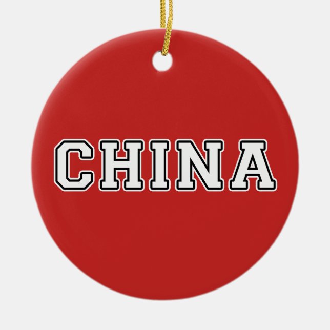 China Ceramic Tree Decoration (Front)