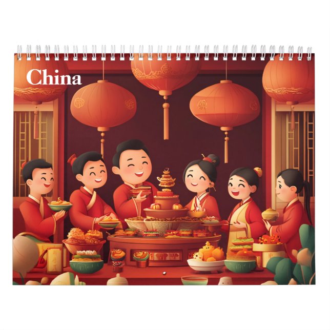 China Chinese 2026 Calendar (Cover)