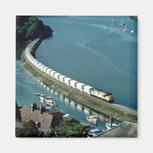 China Clay Train Fowey Estuary at Golant Magnet