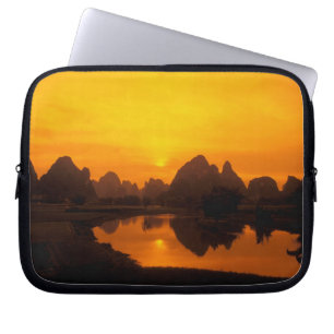 China. Colourful China. Beautiful Li river. Laptop Sleeve