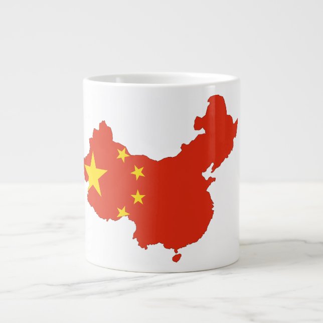 China country flag large coffee mug (Front)
