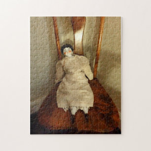 China Doll on Chair Jigsaw Puzzle