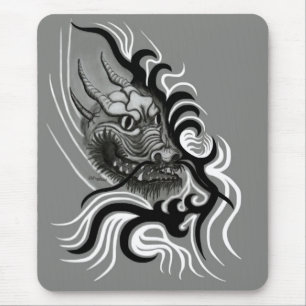 China-Drache in Tatto Style Mouse Mat