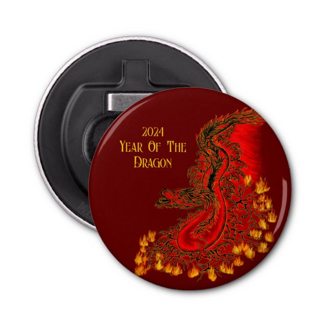 China Dragon , 2024 Year Of The Dragon Bottle Opener (Front)