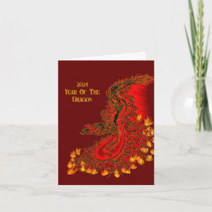 China Dragon , 2024 Year Of The Dragon Card