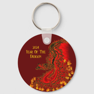 China Dragon , 2024 Year Of The Dragon Key Ring