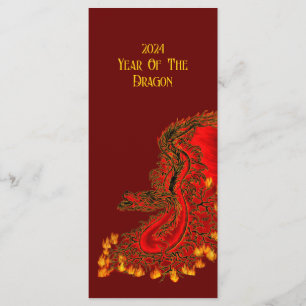 China Dragon , 2024 Year Of The Dragon Menu
