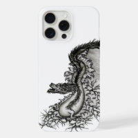China Dragon, Black and white Design in Tattoostyl