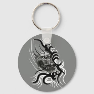 China Dragon in Tattoo styles Key Ring