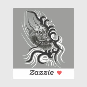 China Dragon in Tattoostyle