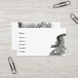 China Dragon in Tattoostyle Business Card