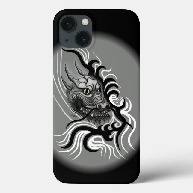 China Dragon in Tattoostyle Case-Mate iPhone Case (Back)