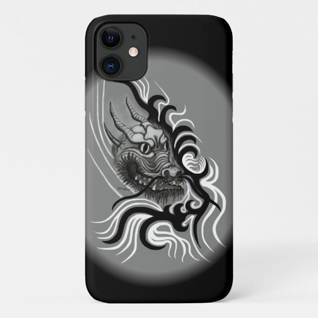 China Dragon in Tattoostyle Case-Mate iPhone Case (Back)