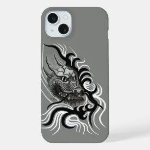 China Dragon in Tattoostyle iPhone 15 Plus Case