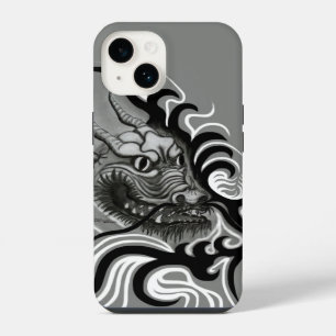 China Dragon in Tattoostyle iPhone 14 Case