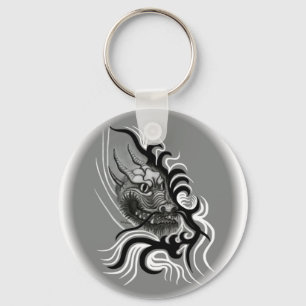 China Dragon in Tattoostyle Key Ring