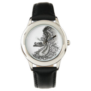 China Dragon in Tattoostyle Watch