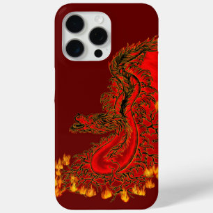 China Dragon red and gold design iPhone 15 Pro Max Case