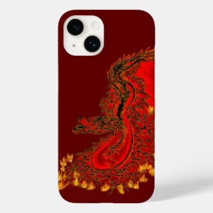 China Dragon red and gold design Case-Mate iPhone 14 Case