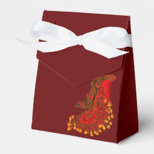 China Dragon red and gold design Favour Box