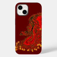 China Dragon red and gold design