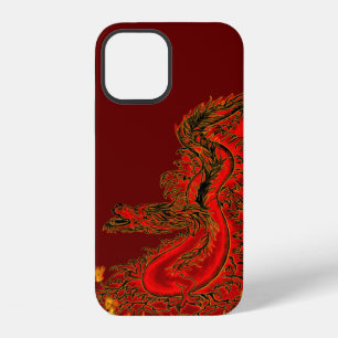 China Dragon red and gold design iPhone 12 Case