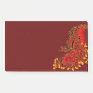 China Dragon red and gold design Post-it Notes