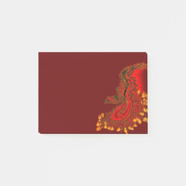 China Dragon red and gold design Post-it Notes (Front)