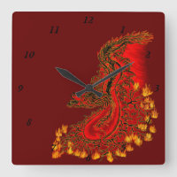 China Dragon red and gold design