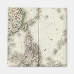 China Engraved Map Magnet