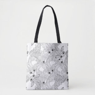 China Fish Doodle 2 Tote Bag