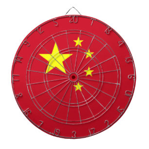 China flag dartboard
