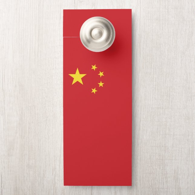 China flag door hanger (On Knob)