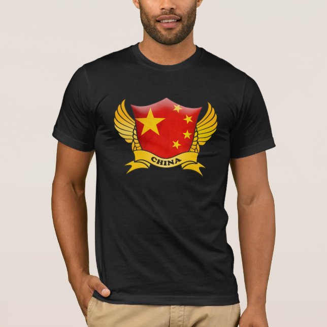 China Flag Emblem T-Shirt (Front)