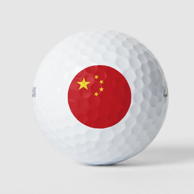 China flag golf balls (Front)