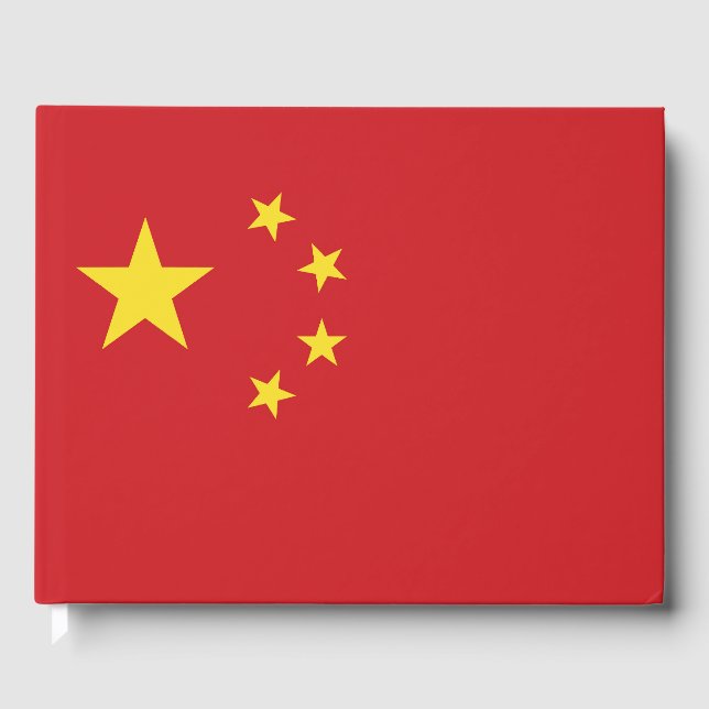China flag guest book (Front)