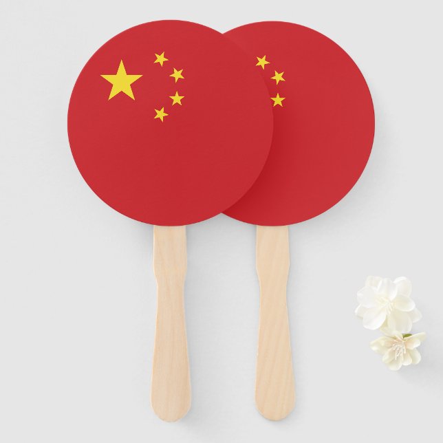 China flag hand fan (Front and Back)