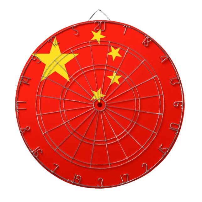 China Flag - High Quality Dartboard (Front)